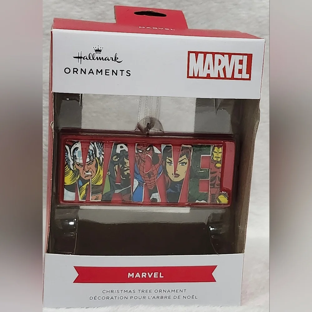 NWT Hallmark Marvel collage Christmas holiday ornament